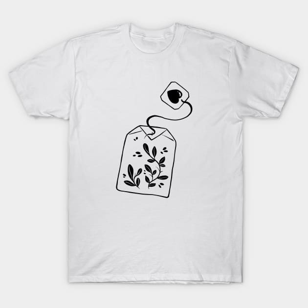 Tea Lover T-Shirt by Ellen Wilberg